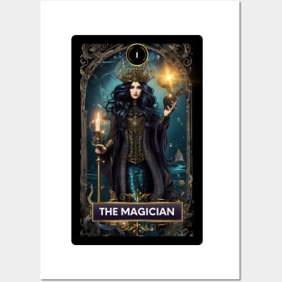 The Magician Mermaid Tarot Card Posters and Art